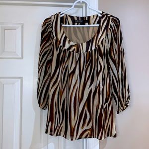 Kasper sportswear 3/4 sleeve blouse